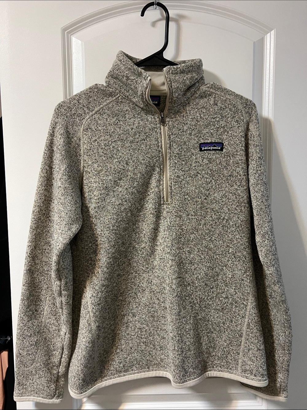 Patagonia women’s better sweater -Zip Fleece Pullover - Heathered Beige